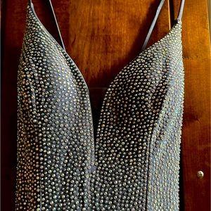 Beautiful Blue Prom Gown.